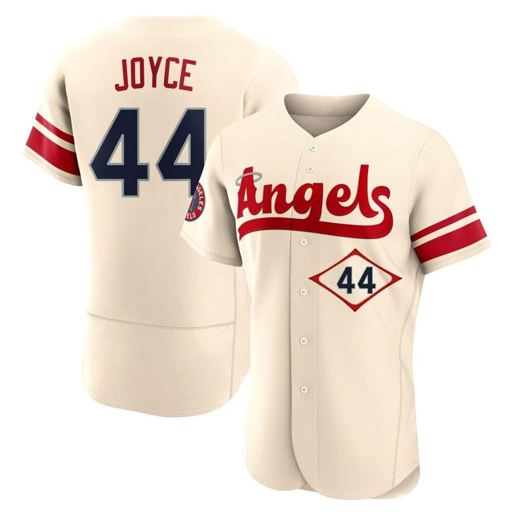 Trusc LA.Angels #44 Ben Joyce Player Cream City Connect Limited ELite Home Stitched Jerseys