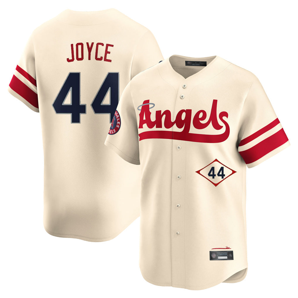 Trusc LA.Angels #44 Ben Joyce Player Cream City Connect Limited Home Stitched Jerseys