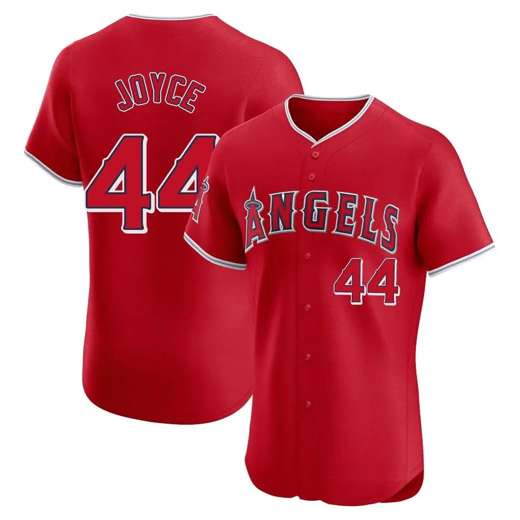 Trusc LA.Angels #44 Ben Joyce Player Red Home Limited Elite Stitched Jerseys