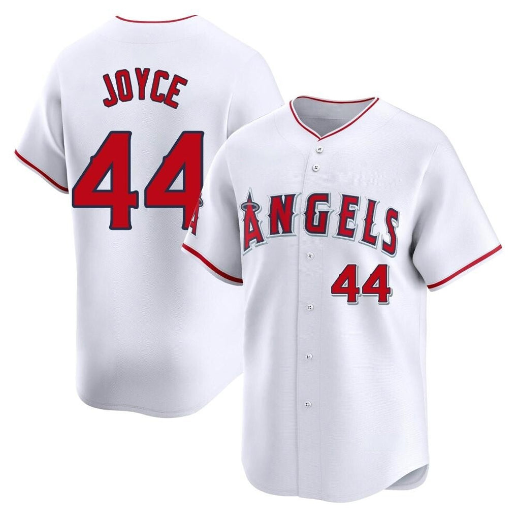 Trusc LA.Angels #44 Ben Joyce Player White Limited Home Stitched Jerseys