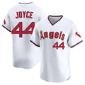 Trusc LA.Angels #44 Ben Joyce Player White T-shirt Home Limited Stitched Jerseys