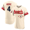 Trusc LA.Angels #4 Christian Moore Player Cream City Connect Limited ELite Home Stitched Jerseys