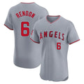 Trusc LA.Angels #6 Anthony Rendon Player Gray Home Limited Elite Stitched Jerseys