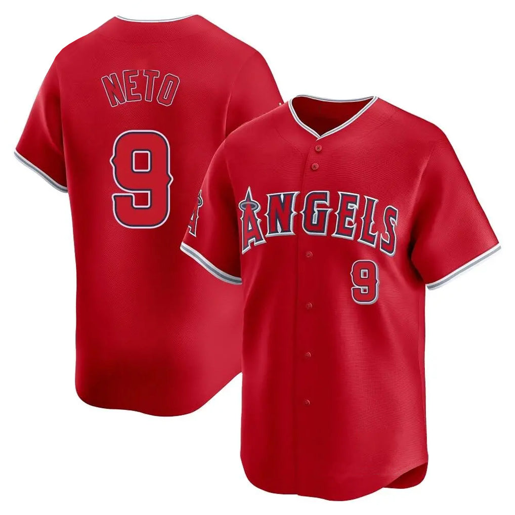 Trusc LA.Angels #9 Zach Neto Player Red Home Limited Stitched Jerseys