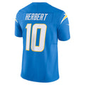 Trusc LA.Chargers #10 Justin Herbert Player Blue Vapor F.U.S.E. Limited Stitched Jerseys
