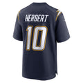 Trusc LA.Chargers #10 Justin Herbert Player Navy Home Game Stitched Jerseys