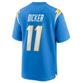 Trusc LA.Chargers #11 Cameron Dicker Powder Blue Game Stitched Jerseys