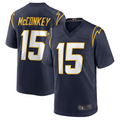 Trusc LA.Chargers #15 Ladd McConkey Navy Game Jersey Stitched Jerseys