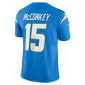 Trusc LA.Chargers #15 Ladd McConkey Powder Blue Team Vapor F.U.S.E. Limited Stitched Jerseys