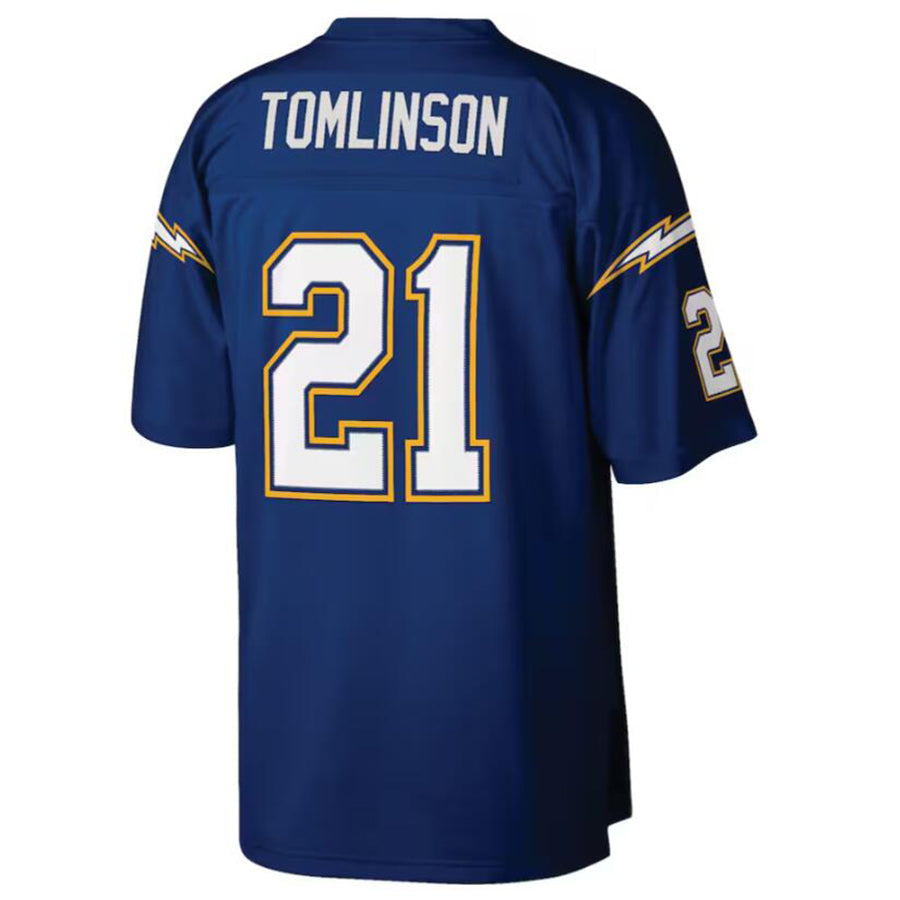 Trusc LA.Chargers #21 LaDainian Tomlinson Mitchell & Ness Navy Retired Player Legacy Replica Jersey Stitched Jerseys
