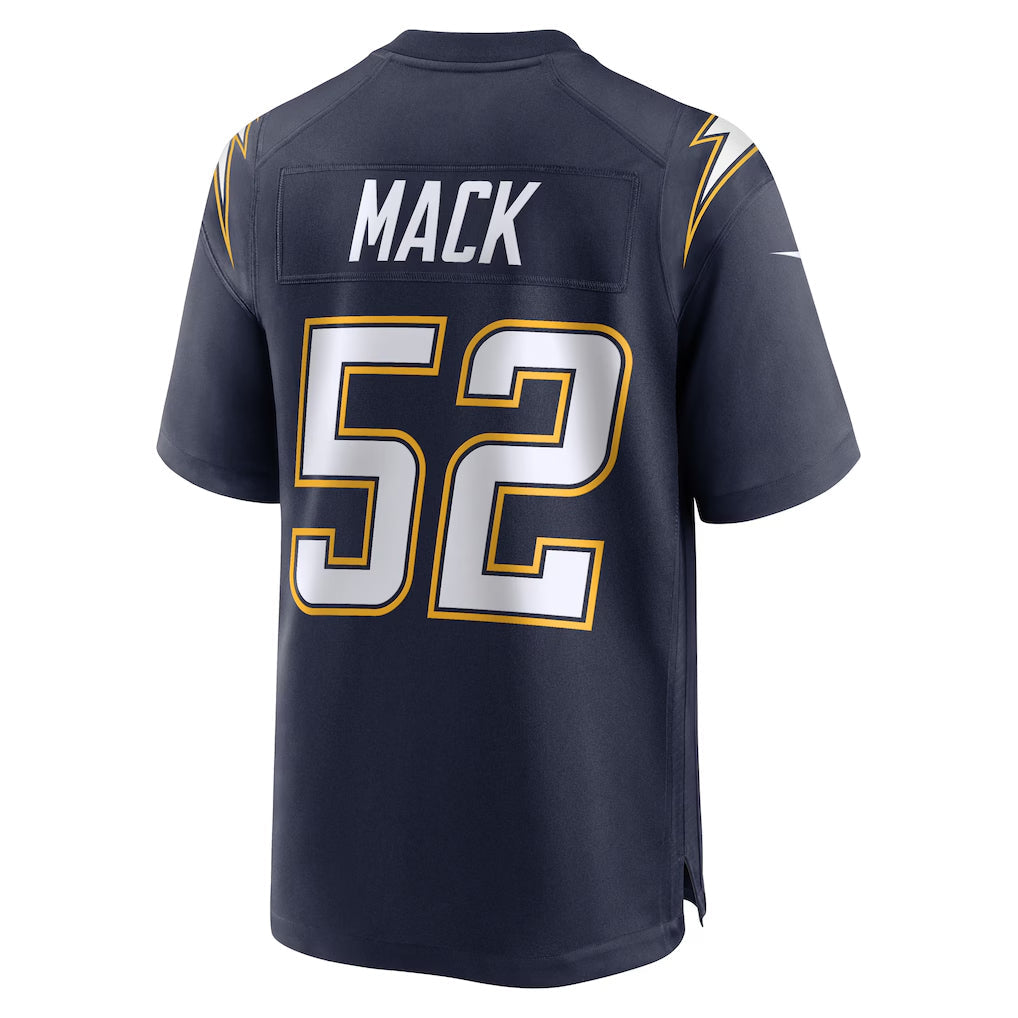 Trusc LA.Chargers #52 Khalil Mack Player Navy Alternate Game Stitched Jerseys