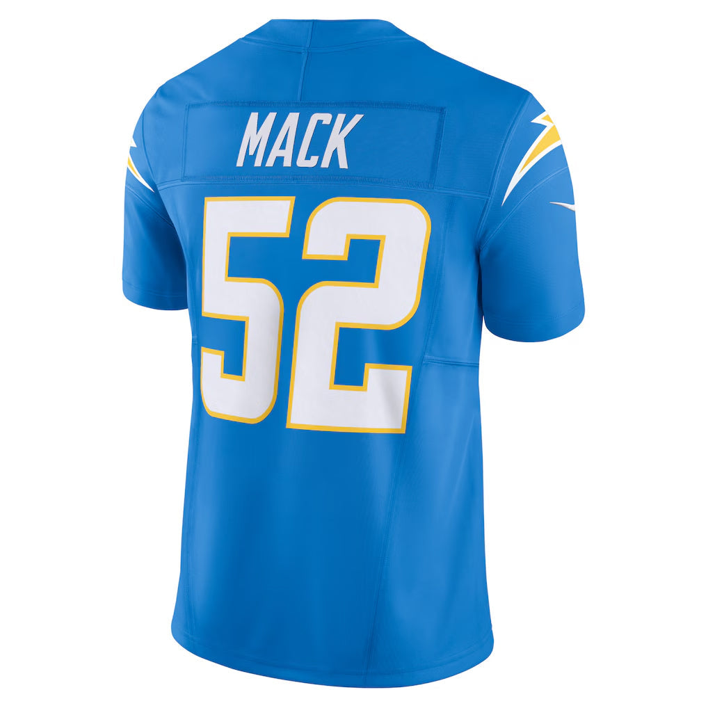 Trusc LA.Chargers #52 Khalil Mack Player Powder Blue Vapor F.U.S.E. Limited Stitched Jerseys