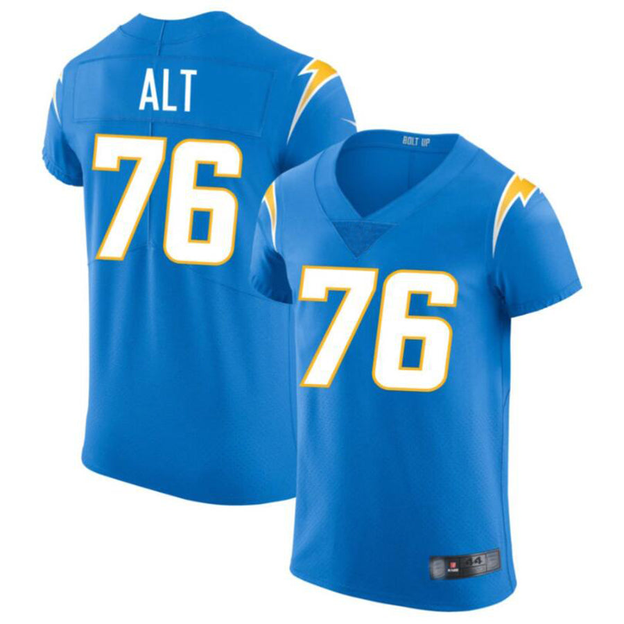 Trusc LA.Chargers #76 Joe Alt Powder Blue Vapor Elite Player Jersey American Stitched Jersey