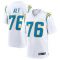 Trusc LA.Chargers #76 Joe Alt White 2024 Draft First Round Pick Player Game Jersey American Stitched Jerseys