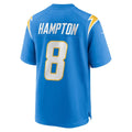 Trusc LA.Chargers #8 Omarion Hampton Powder Blue Team Game Stitched Jerseys