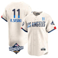 Trusc LA.Dodgers #11 Roki Sasaki Player Cream World Series City Connect Limited Home Stitched Jerseys
