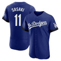 Trusc LA.Dodgers #11 Roki Sasaki Player Royal City Connect Elite Home Stitched Jerseys