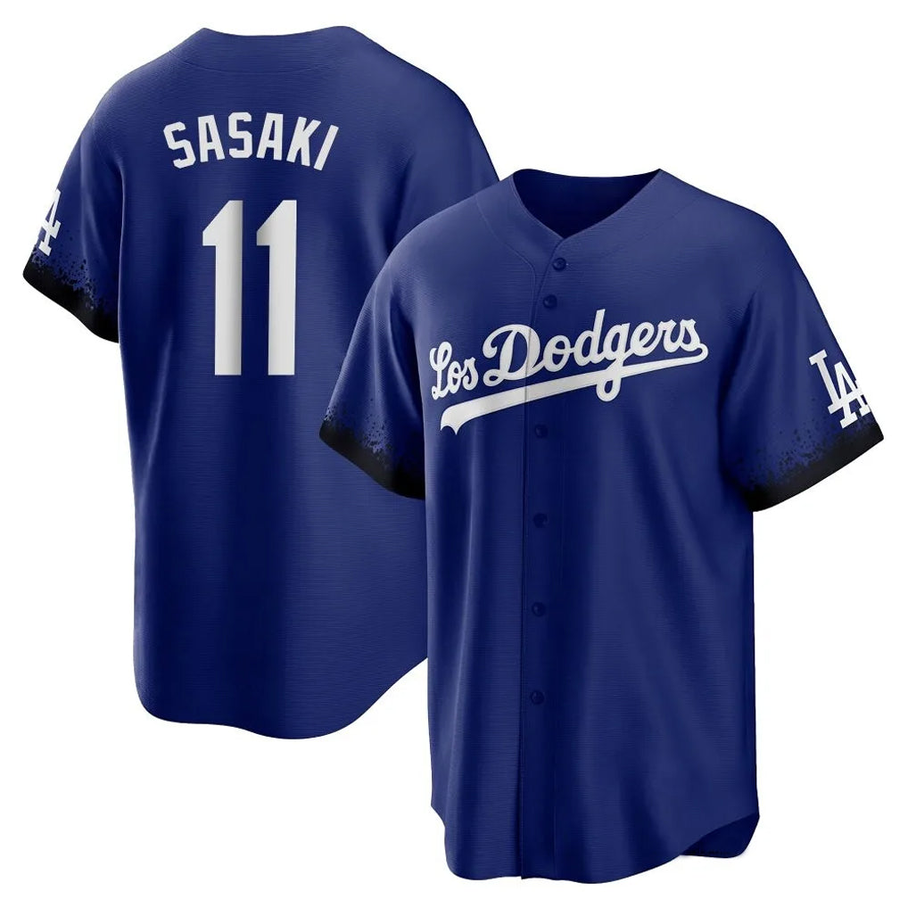 Trusc LA.Dodgers #11 Roki Sasaki Player Royal City Connect Home Game Stitched Jerseys