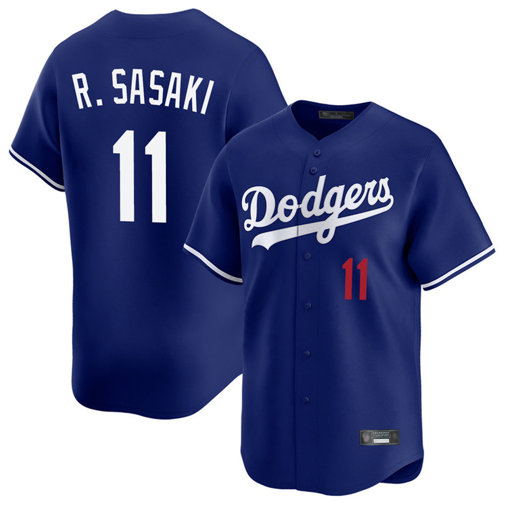 Trusc LA.Dodgers #11 Roki Sasaki Player Royal Limited Home Stitched Jerseys