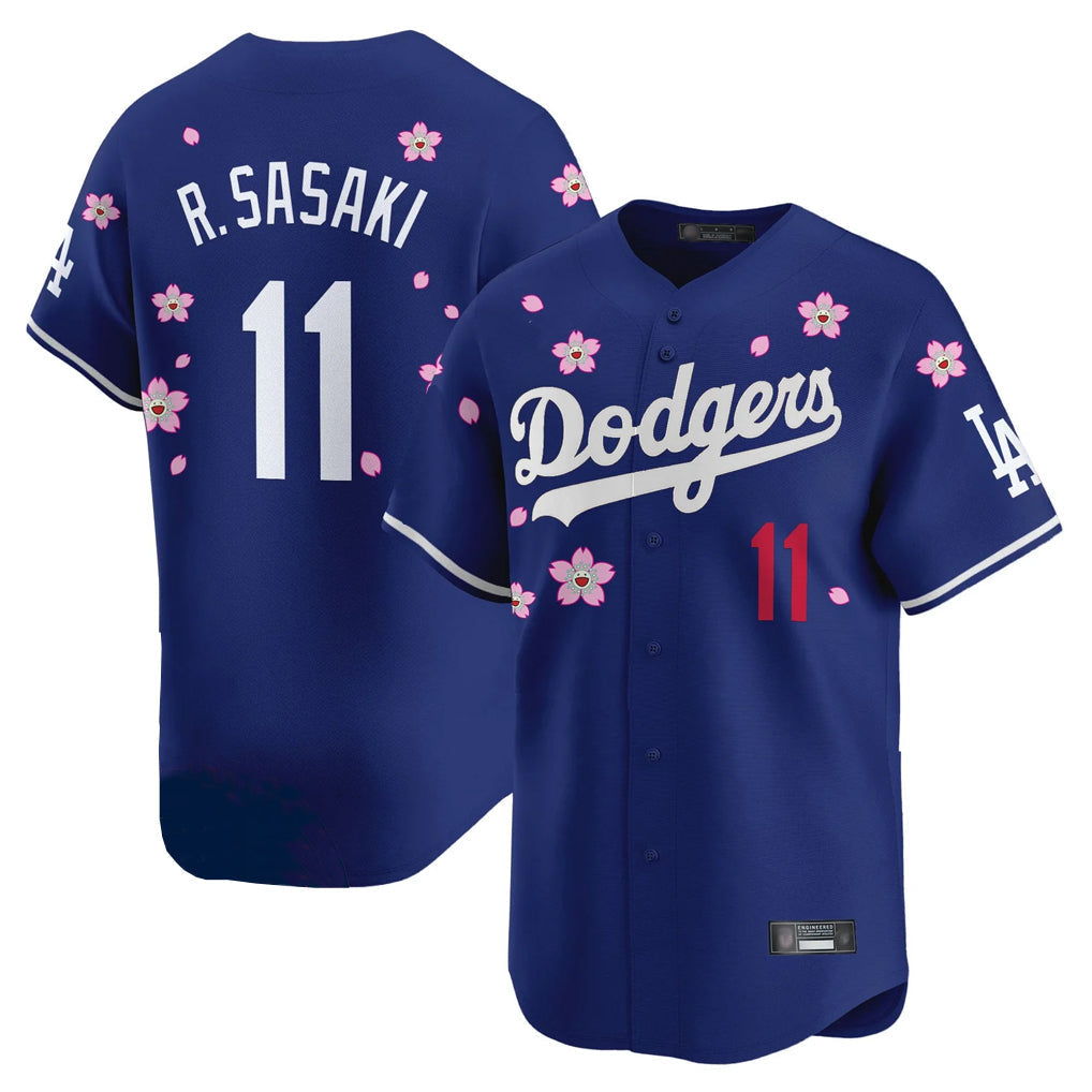 Trusc LA.Dodgers #11 Roki Sasaki Player Royal Tokyo Series Vapor Premier Limited Stitched Jerseys