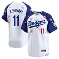 Trusc LA.Dodgers #11 Roki Sasaki Player White-Royal Tokyo Series Vapor Premier Limited Stitched Jerseys