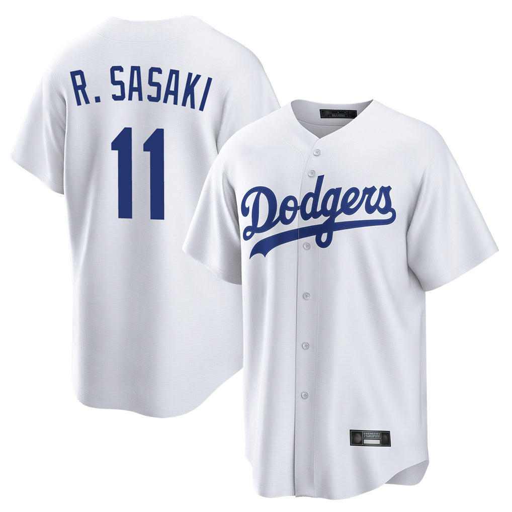 Trusc LA.Dodgers #11 Roki Sasaki Player White Game Home Stitched Jerseys
