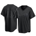 Trusc LA.Dodgers #16 Will Smith Player Black Pitch Fashion T-shirt Stitched Jerseys