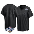 Trusc LA.Dodgers #16 Will Smith Player Black World Series Pitch Fashion T-shirt Stitched Jerseys