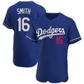 Trusc LA.Dodgers #16 Will Smith Player Royal Limited Elite Home Stitched Jerseys