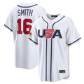 Trusc LA.Dodgers #16 Will Smith Player White USA 2026 World Classic Limited Home Stitched Jerseys