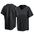 Trusc LA.Dodgers #17 Shohei Ohtani Player Black Pitch Fashion T-shirt Stitched Jerseys