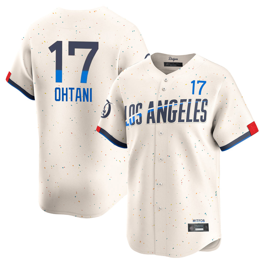 Trusc LA.Dodgers #17 Shohei Ohtani Player Cream City Connect Limited Home Stitched Jerseys