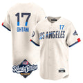 Trusc LA.Dodgers #17 Shohei Ohtani Player Cream World Series City Connect Limited Home Stitched Jerseys