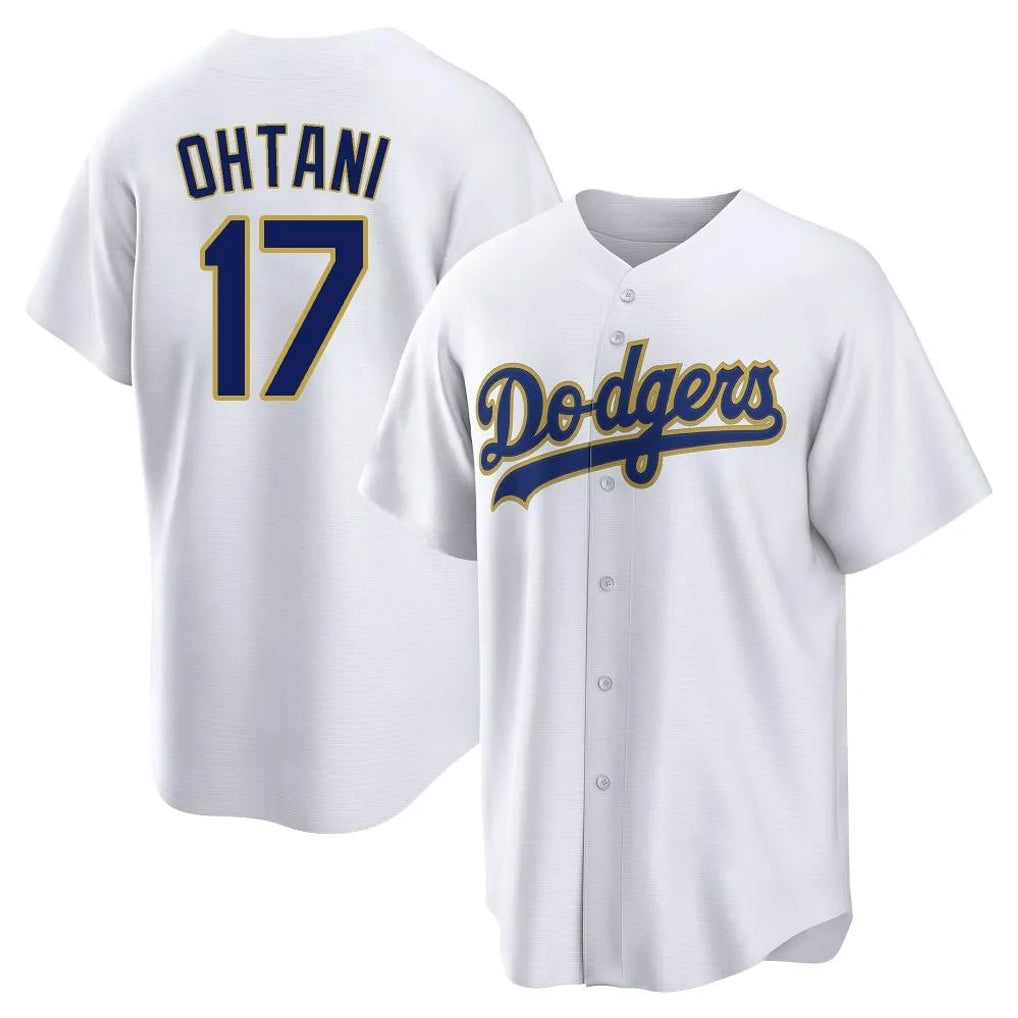 Trusc LA.Dodgers #17 Shohei Ohtani Player Gold White 2026 Collection Stadium Game Stitched Jerseys
