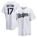 Trusc LA.Dodgers #17 Shohei Ohtani Player Gold White 2026 Collection Stadium Game Stitched Jerseys