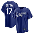 Trusc LA.Dodgers #17 Shohei Ohtani Player Royal Home Game Stitched Jerseys
