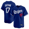 Trusc LA.Dodgers #17 Shohei Ohtani Player Royal Limited Home Stitched Jerseys