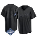 Trusc LA.Dodgers #18 Yoshinobu Yamamoto Player Black World Series Meet Pitch Fashion T-shirt Stitched Jerseys