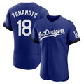 Trusc LA.Dodgers #18 Yoshinobu Yamamoto Player Royal City Connect Elite Home Stitched Jerseys