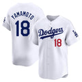 Trusc LA.Dodgers #18 Yoshinobu Yamamoto Player White Limited Home Stitched Jerseys