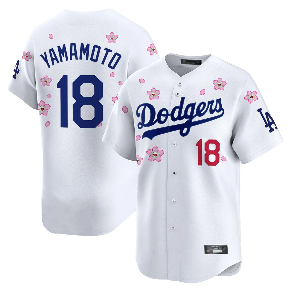 Trusc LA.Dodgers #18 Yoshinobu Yamamoto Player White Tokyo Series Vapor Premier Limited Stitched Jerseys