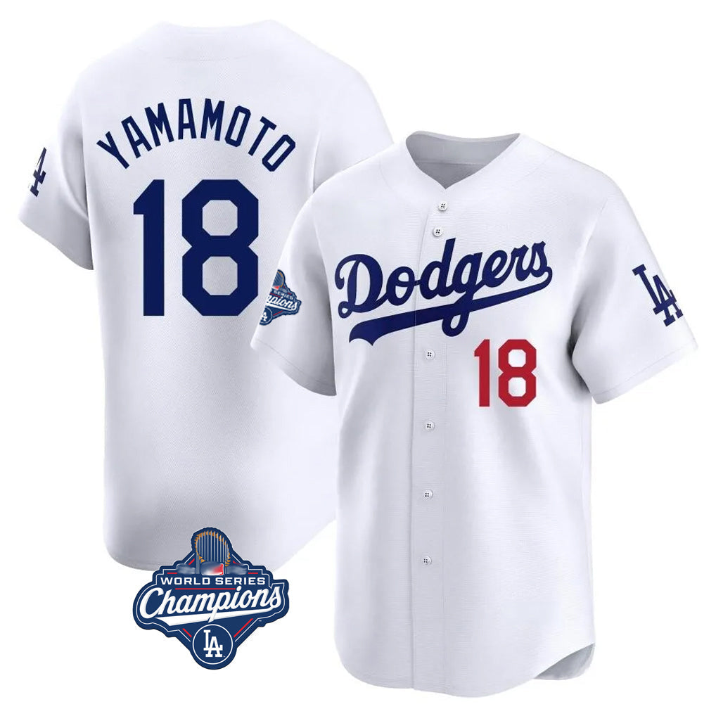 Trusc LA.Dodgers #18 Yoshinobu Yamamoto Player White-Royal Tokyo Series Vapor Premier Limited Stitched Jerseys