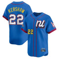 Trusc LA.Dodgers #22 Clayton Kershaw Player Blue All-Star Limited Home Stitched Jerseys