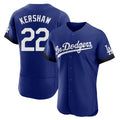 Trusc LA.Dodgers #22 Clayton Kershaw Player Royal City Connect Elite Home Stitched Jerseys