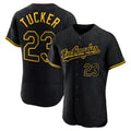 Trusc LA.Dodgers #23 Kyle Tucker Player Black Snake Skin City Limited Elite Home Stitched Jerseys