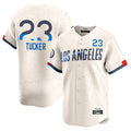 Trusc LA.Dodgers #23 Kyle Tucker Player Cream City Connect Limited Home Stitched Jerseys