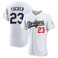 Trusc LA.Dodgers #23 Kyle Tucker Player Gold White 2026 Collection Stadium Limited Elite Stitched Jerseys