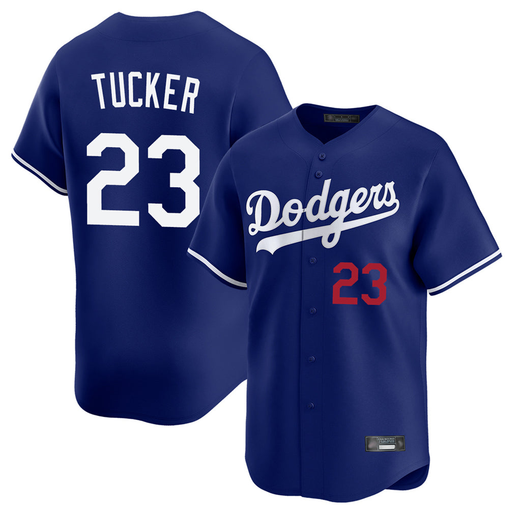 Trusc LA.Dodgers #23 Kyle Tucker Player Royal Limited Home Stitched Jerseys