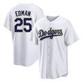 Trusc LA.Dodgers #25 Tommy Edman Player Gold White 2026 Collection Stadium Game Stitched Jerseys