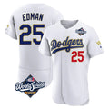 Trusc LA.Dodgers #25 Tommy Edman Player Gold White World Series 2026 Collection Stadium Limited Elite Stitched Jerseys